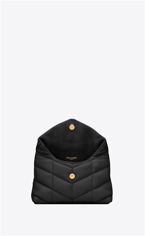 puffer small pouch ysl|saint laurent small puffer bag.